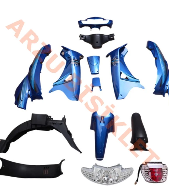 KAPORTA SET [MAVİ] [FAR+STOP DAHİL] MONDIAL SFC - SFC MINI-65492