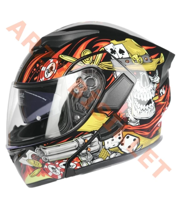 KC - ÇENE AÇILIR VİZÖRLÜ KASK [KC902] [İSKELET] [L]-54793