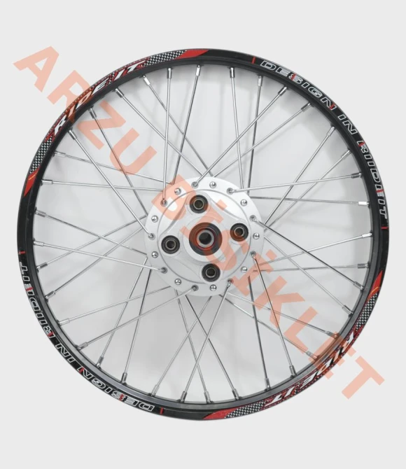 1.20X19 TELLİ JANT KOMPLE(SİYAH JANT-GRİ GÖBEK-ROM TEL)-58264