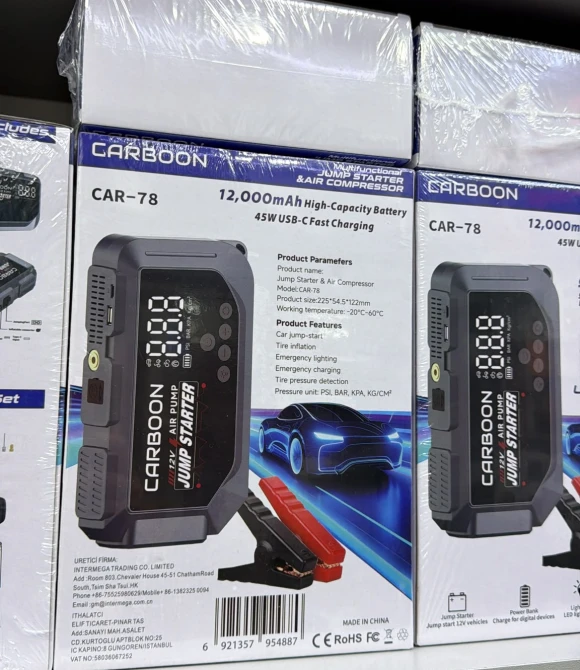 AKÜ TAKVİYE CİHAZI-CARBON-CAR-78