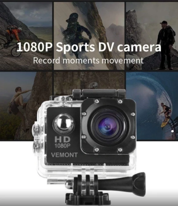 KAMERA AKSİYON KAMERA 1080 P