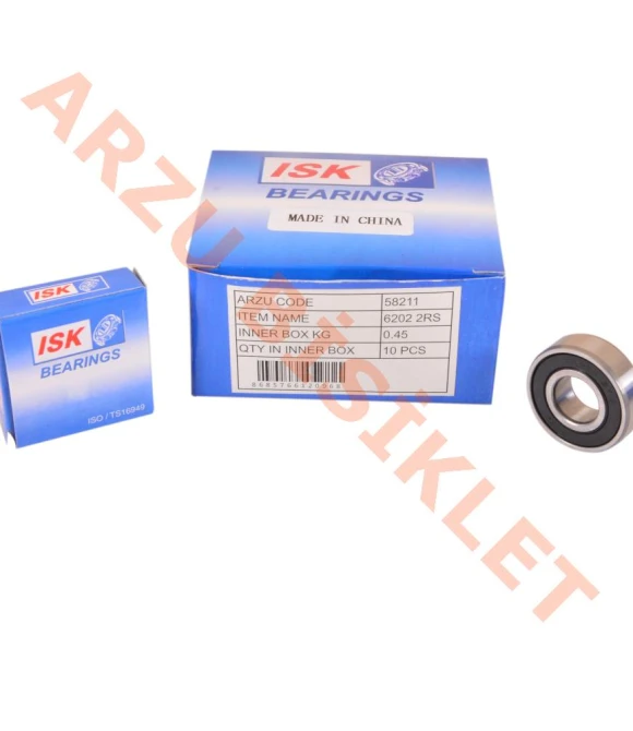 RULMAN [PLASTİK KAPAKLI] 6202-58211