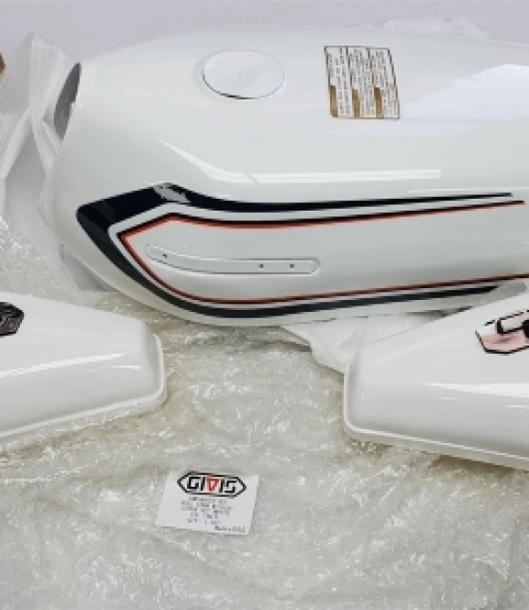 BENZIN DEPO KESIK + YAN KAPAK SET BEYAZ CG125-GMS6079-BY