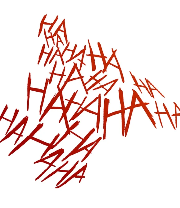 HA HA HOLOGRAM ETİKET-KIRMIZI