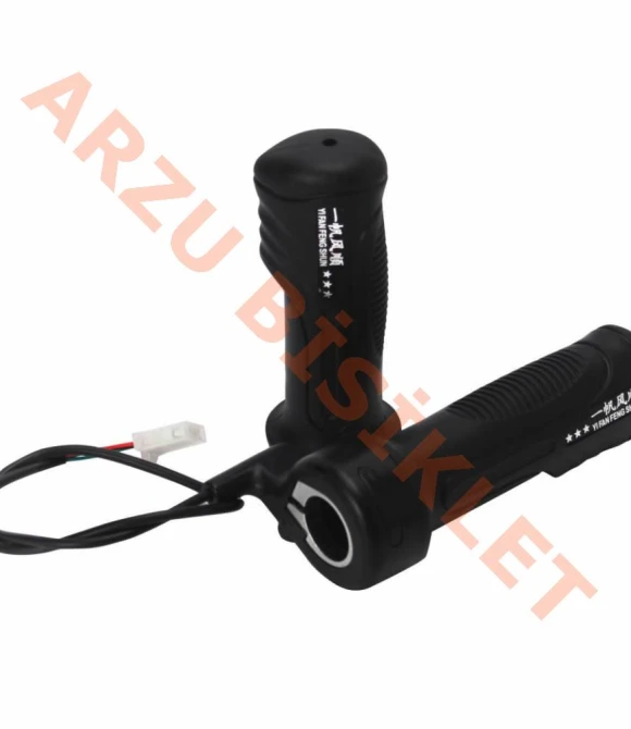 GAZ KOLU [TAKIM] [SİYAH] [ STMAX - EKOBİS - MUHTELİF] E-BIKE-60005