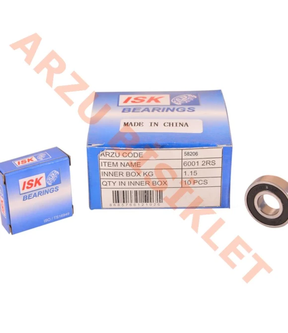 RULMAN [PLASTİK KAPAKLI] 6001-58206