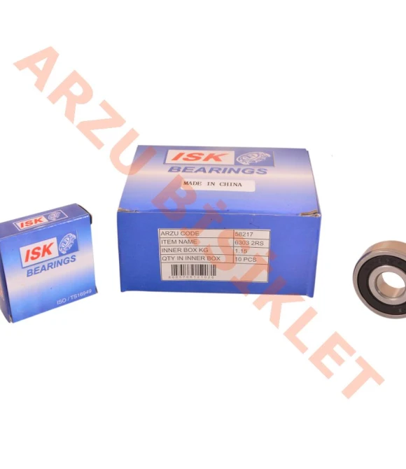 RULMAN [PLASTİK KAPAKLI] 6303-58217