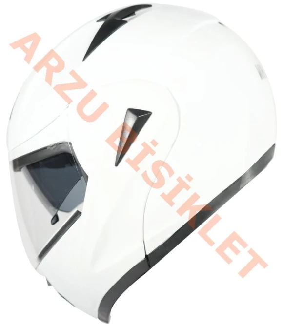 VRT - ÇENE AÇILIR VİZÖRLÜ KASK-BEYAZ-M BEDEN-56590