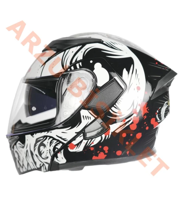 KC - ÇENE AÇILIR VİZÖRLÜ KASK [KC902] [KURU KAFA] [M]-54788