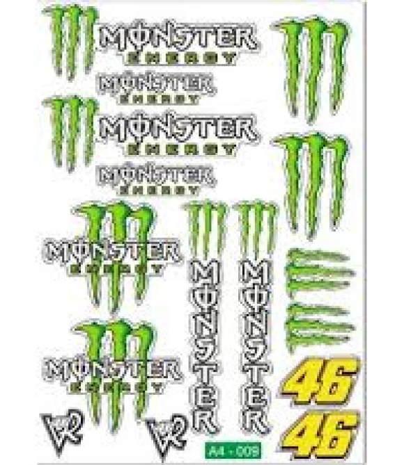 A4 STİCKER 009 TEK PAKET ÇOKLU STİCKER