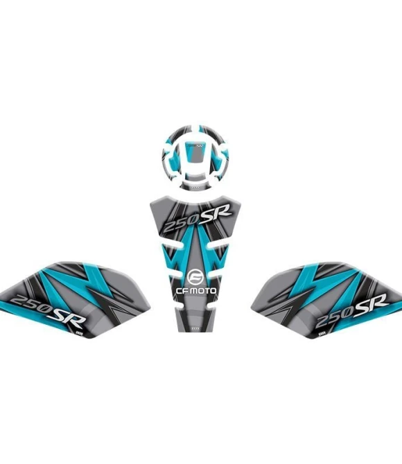 CF MOTO 250 SR 2020 - 2024 UYUMLU TANK PAD SET 010