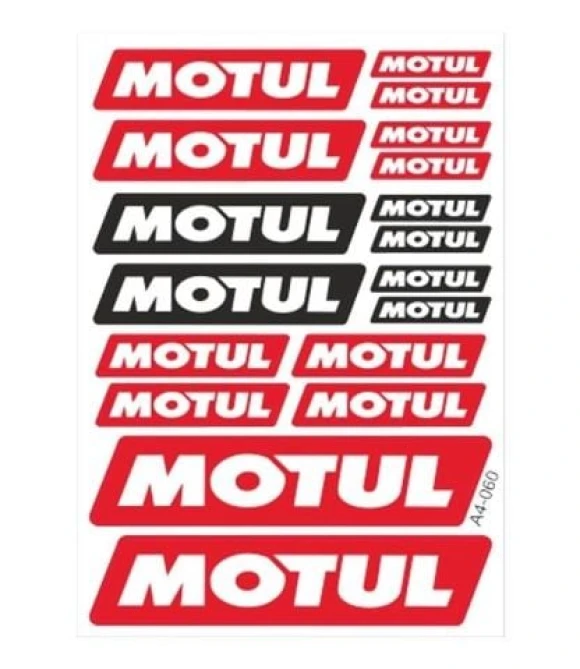 A4 STİCKER 060 TEK PAKET ÇOKLU STİCKER-MOTUL KÜÇÜK