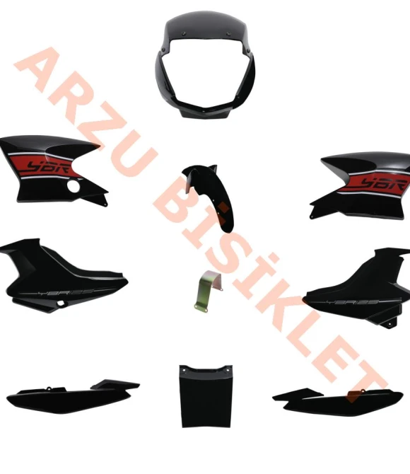 YAMAHA YBR K KAPORTA SET [SİYAH]-65545
