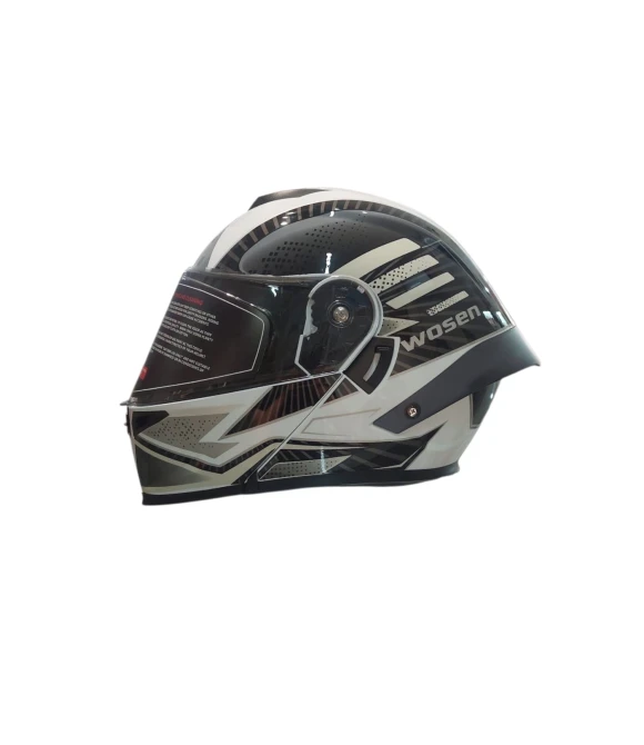 WOSEN KASK ÇENE AÇILIR(WHITE-D1) L-BEDEN