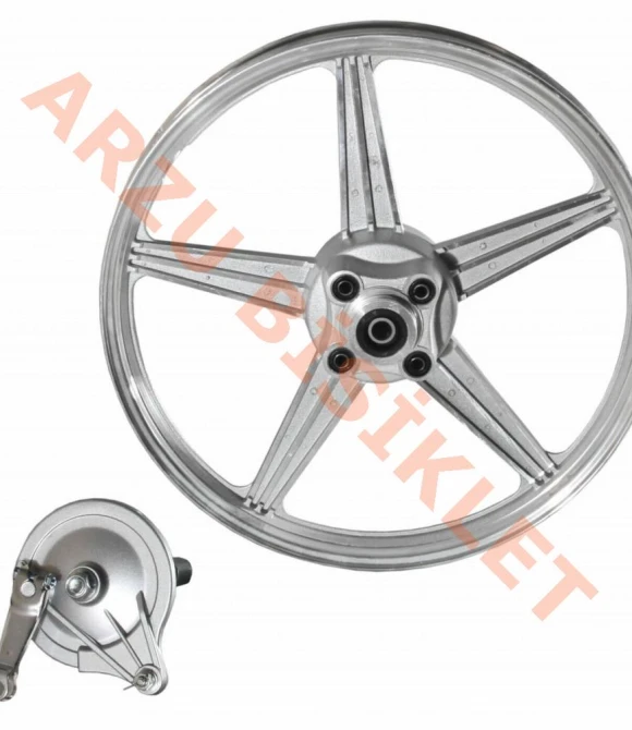 ARKA JANT ALÜMİNYUM KOMPLE [1.60 * 18] AGK [KAMPANA-BALATA-MİL DAHİL ]-51509