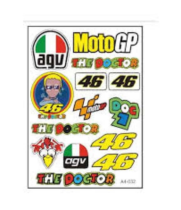 A4 STİCKER 032 TEK PAKET ÇOKLU STİCKER