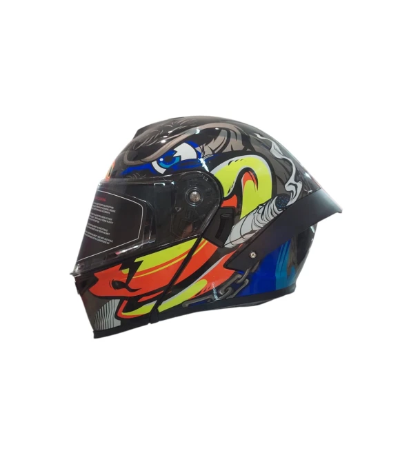 WOSEN KASK ÇENE AÇILIR(BLACK-B1) XL-BEDEN