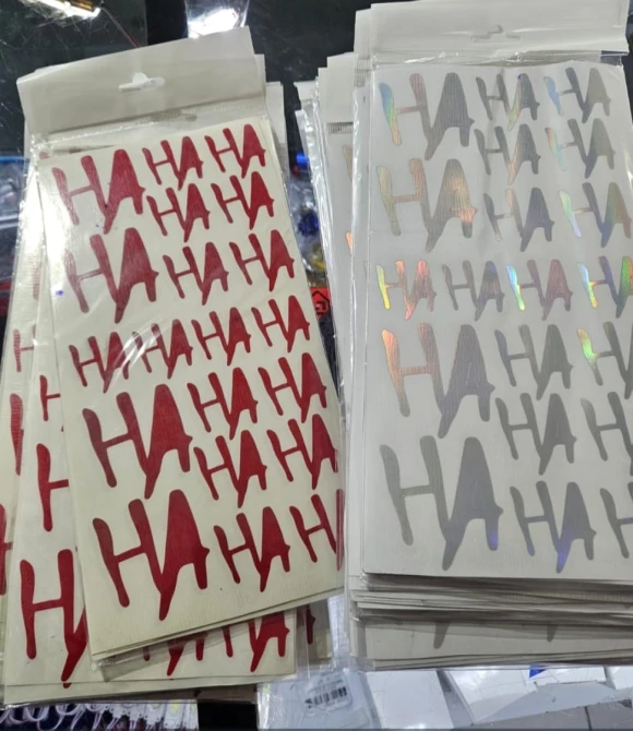 HA HA HOLOGRAM ETİKET-NİKEL