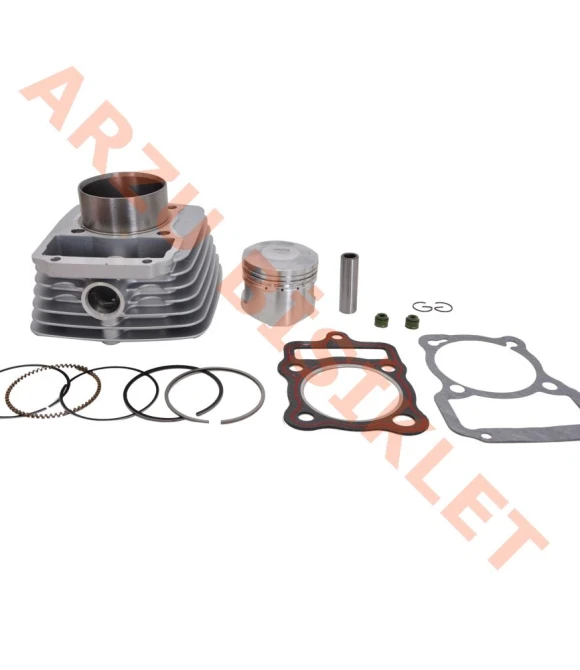 SİLİNDİR KOMPLE [NY PİSTON] 15 PERNO [62,0 mm] [YÜK:69 mm] 150cc CG SWAN-52605P