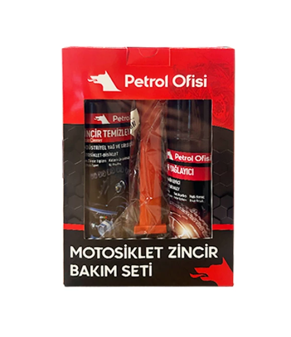 PETROL OFİSİ ZİNCİR BAKIM SETİ (Özel Kutu Temizleme Fırçalı Set)-400000001