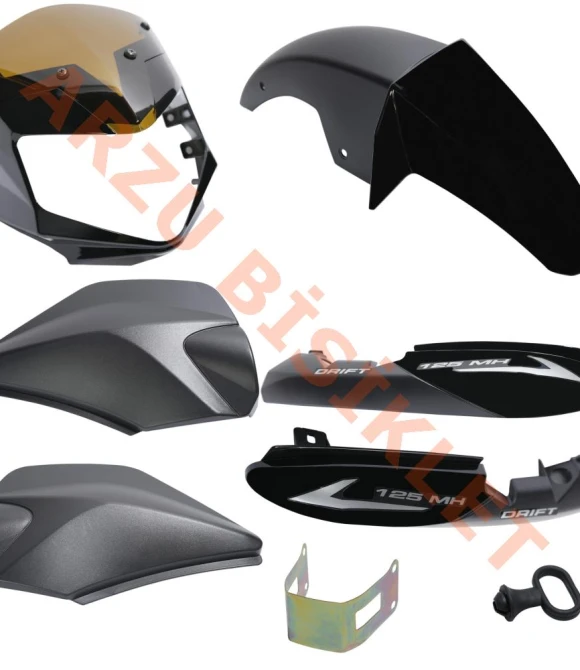 MONDIAL DRIFT MH KAPORTA SET SİYAH-65540