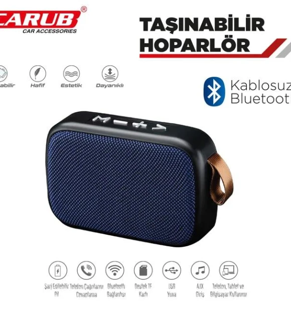 TAŞINABİLİR KABLOSUZ BLUETOOTH-MÜZİK KUTUSU